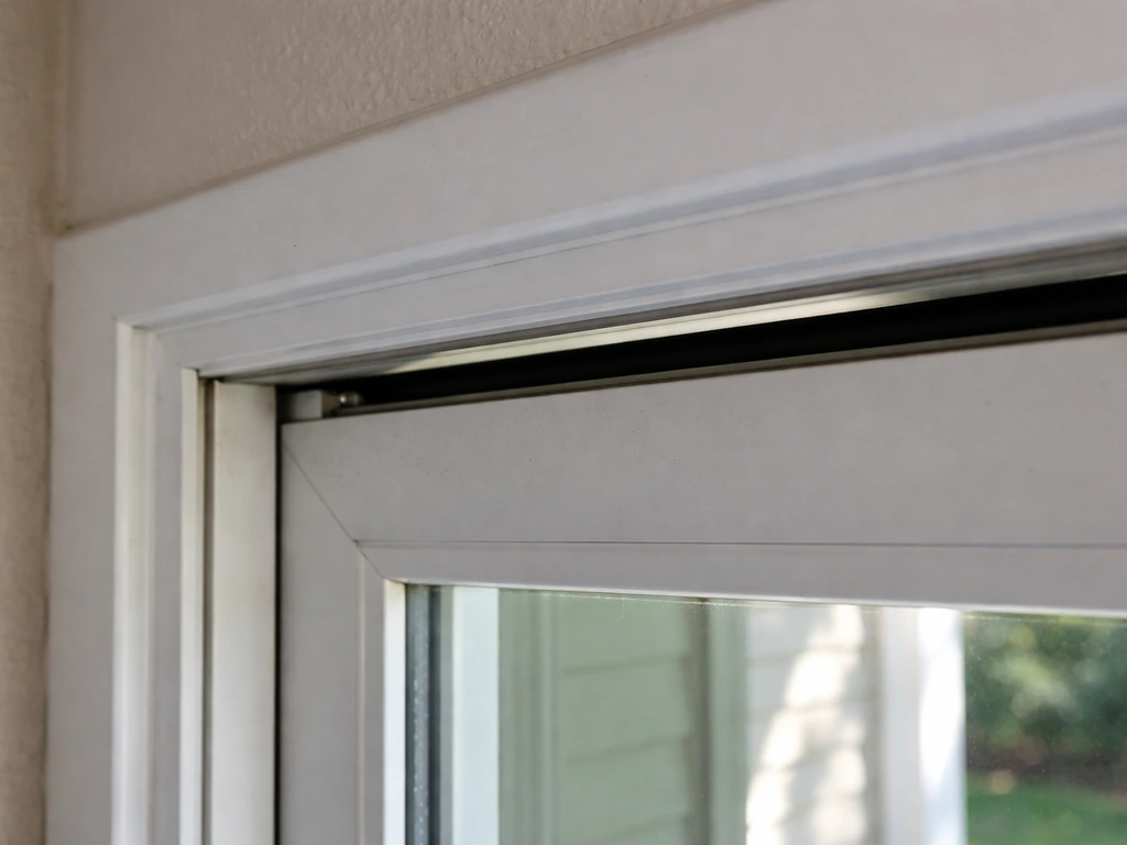 gap at top of patio door