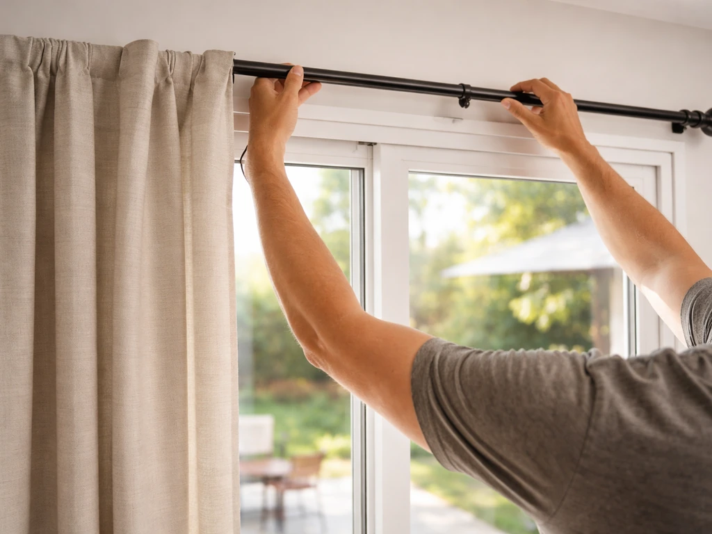 how to cover patio door for privacy