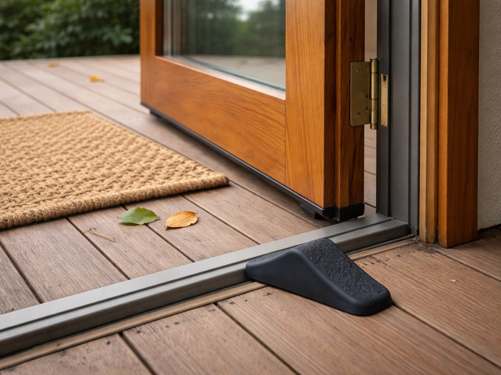 how to keep patio doors open in the wind