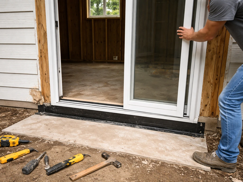How to Build a Patio Door: Frame, Fit, and Threshold Step