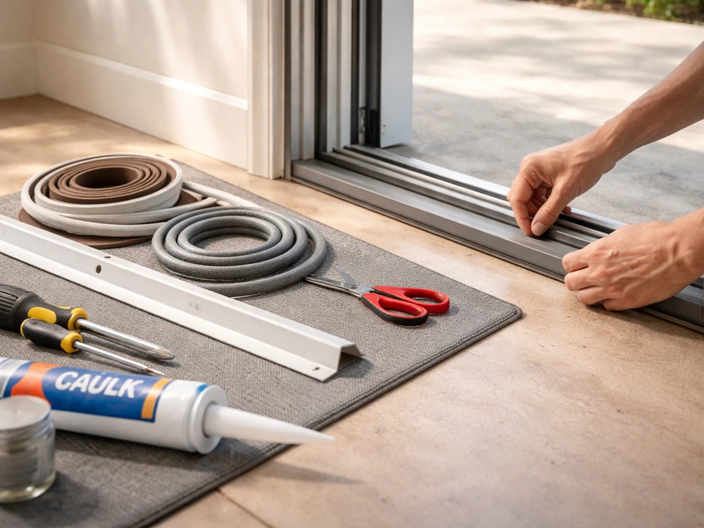 How to Weatherproof a Sliding Patio Door Step by Step